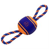 Squeaking Ball & Rope Dog Toy