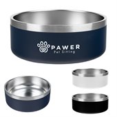 Stainless Steel Double Walled Pet Bowl