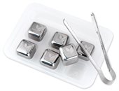 Stainless Steel Ice Cube Set x 6