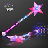Star LED Pink Wand