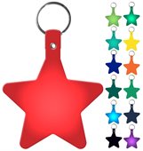 Star Shaped Flexible Key Tag