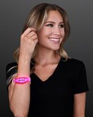Steady Illumination Blaze Pink LED Stretch Bracelet