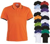 Stitch Feature Breezeway Mens Polo Shirt Short Sleeve