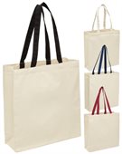 Sturdy Canvas Bag With Gusset