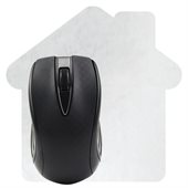 Sublimated House Shaped Computer Mouse Pad