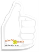 Thumbs Up Shaped Adhesive Note