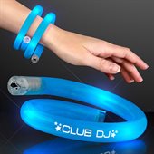 Twister Blue Wristband With Flashing LED