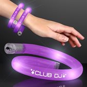 Twister Purple Wristband With Flashing LED