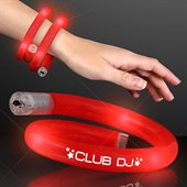 Twister Red Wristband With Flashing LED