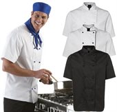 Unisex Chef Jacket Short Sleeve