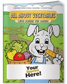 Vegetable Themed Childrens Colouring Book