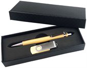 Velocity Bamboo Pen & 16GB USB Gift Set