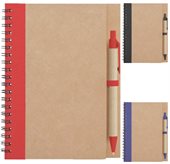 Venray Spiral Eco Notepad With Pen