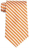 Winchester Polyester Tie In Orange White
