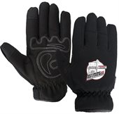 Winter Lined Black Touchscreen Mechanics Gloves