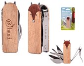 Wooden Fox Shape Manicure Set